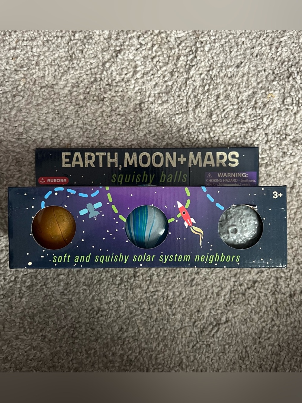 Earth Moon and Stars Squishy balls!